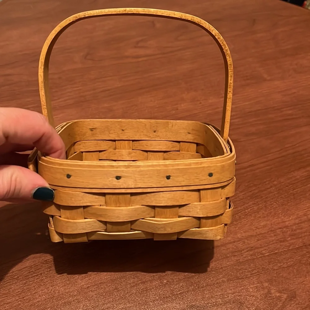 Vintage Longaberger 2003 Tarragon basket